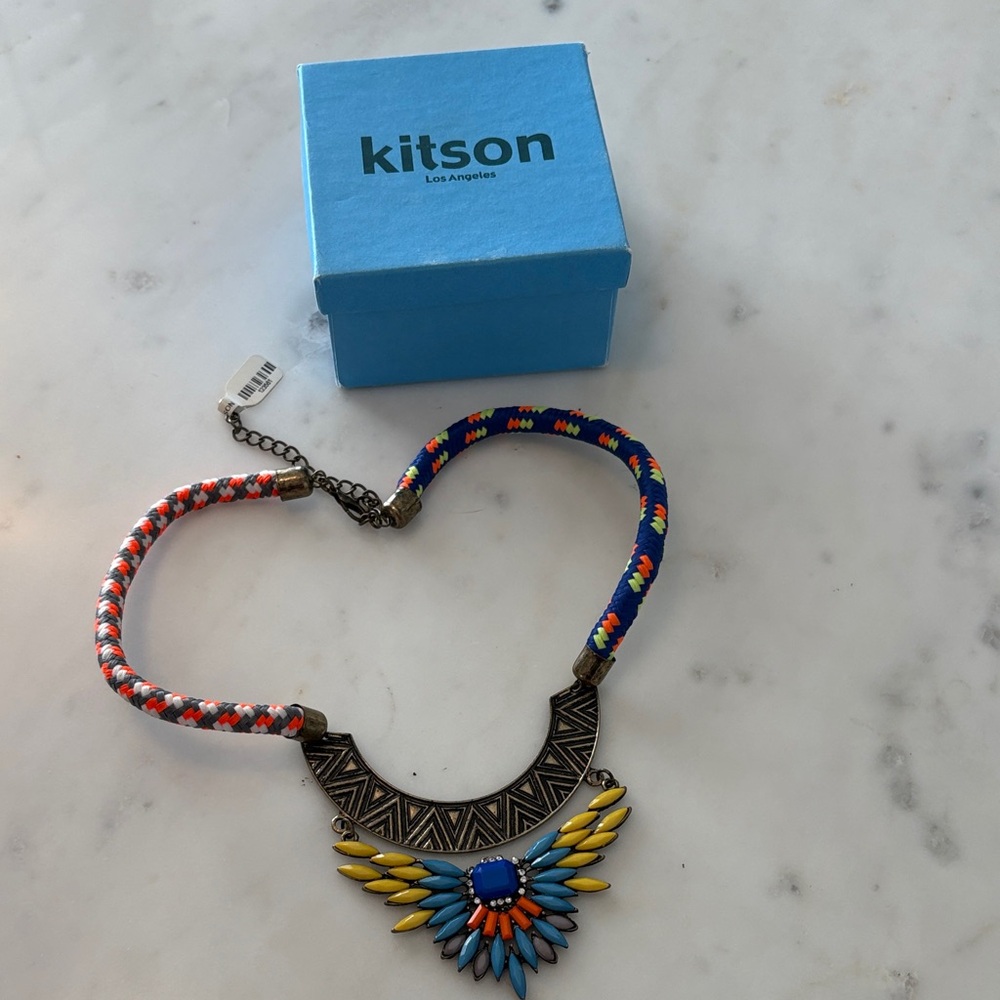 Kitson Multicolor Beaded Necklace